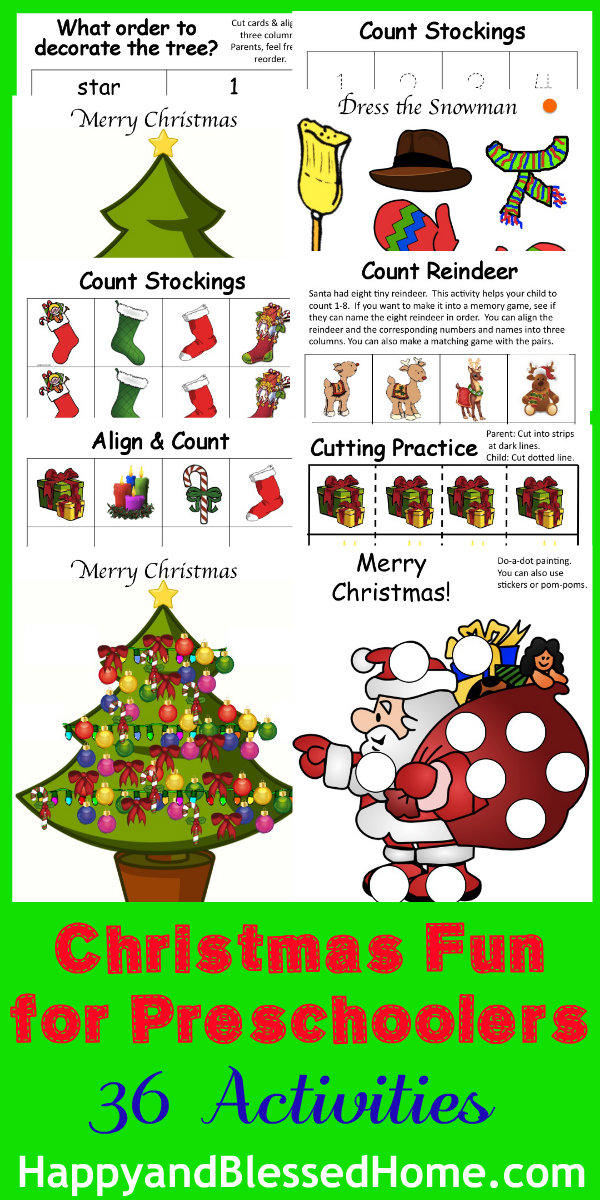 christmas-fun-for-preschoolers-HappyandBlessedHome.com