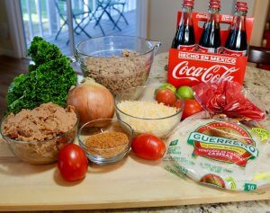 Ingredients for an Easy Recipe Mexican Casserole