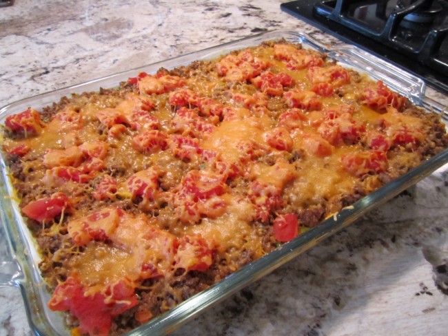 Homemade Mexican Casserole from HappyandBlessedHome.com