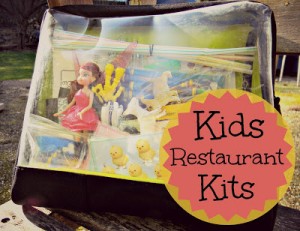 kids restaurant kit packed