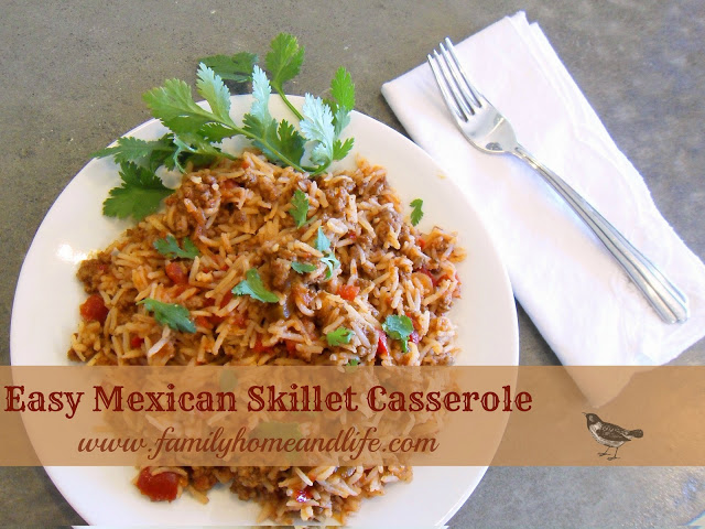 Easy Mexican Skillet Casserole a