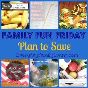 Family Fun Friday Plan to Save