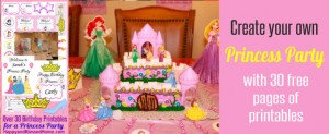 FREE Princess Birthday Party Printables