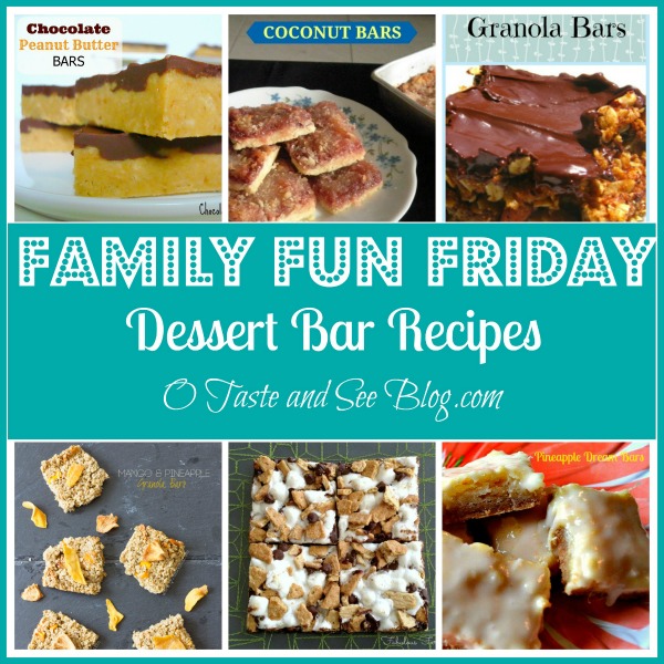 dessert bar recipes family fun friday