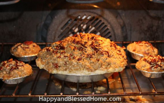 How to Make Carmel Pecan Apple Pie -Unwrap- Delicious Holiday Dessert, Thanksgiving Pie or Christmas Pie from HappyandBlessedHome.com