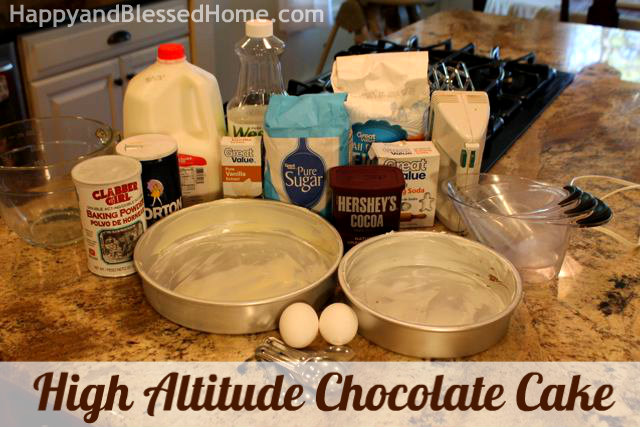 How to Make a High Altitude Chocolate Cake Birthday Party HappyandBlessedHome