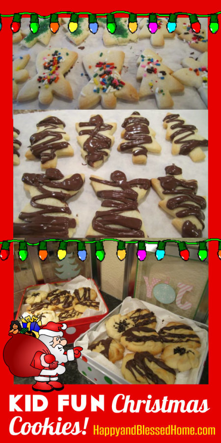 Kid Fun Christmas Cookies HappyandBlessedHome.com