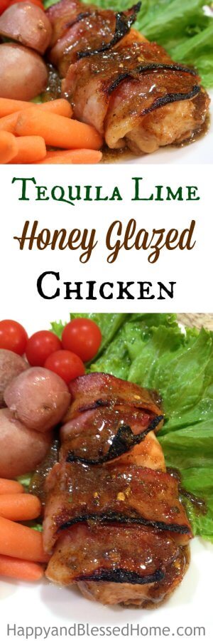 Easy Recipe for Mouthwatering Tequila Lime Honey Glazed Chicken with Bacon