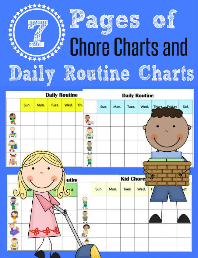 Housework Routine Charts