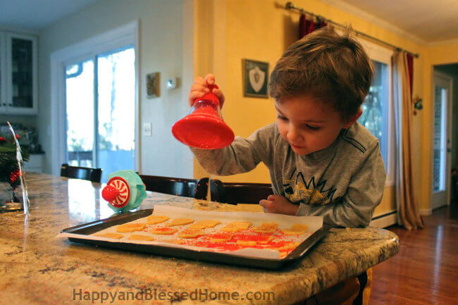 Red Sprinkles Northpole Family Fun with the Cookie Wonder Wheel and Sprinkle Bell HappyandBlessedHome.com