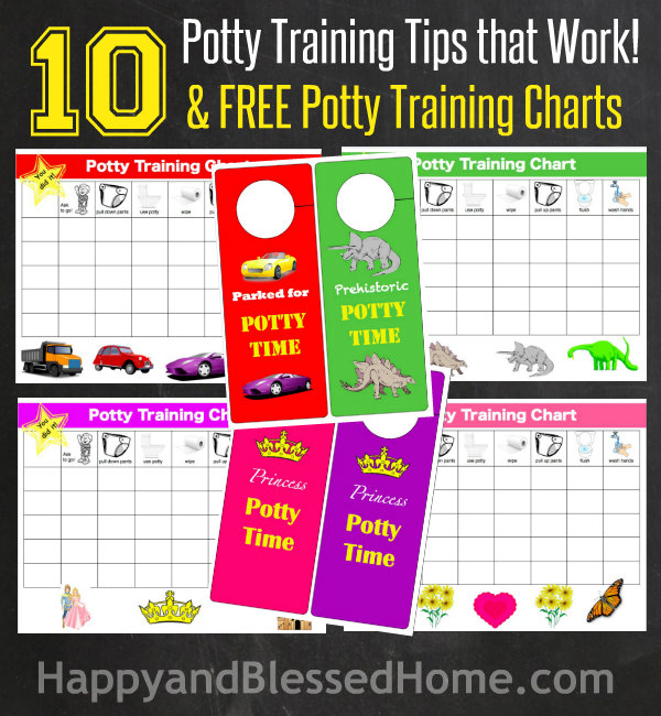 Free Printable Toilet Training Reward Charts