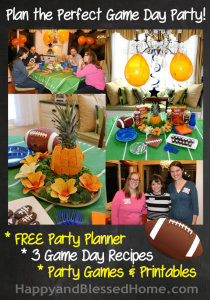 FREE Football Party Printables and Football Party Fun with Cheez-It and Pringles Recipes from HappyandBlessedHome