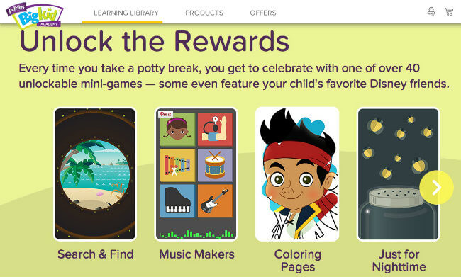 Pull-Ups® Time to Potty App Rewards and Games