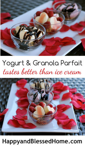 Unbelievable Flavor! Yogurt and Granola Parfait - Tastes Better than Ice Cream - Easy Recipe from HappyandBlessedHome.com