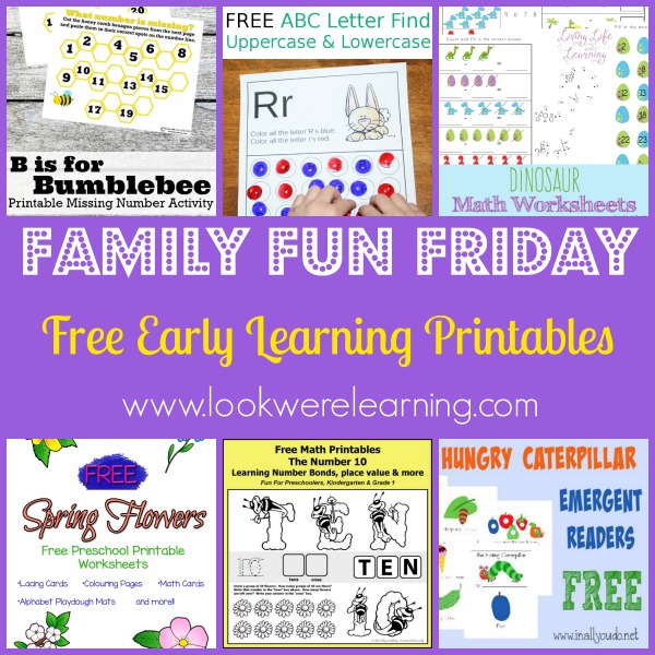 Free Early Learning Printables