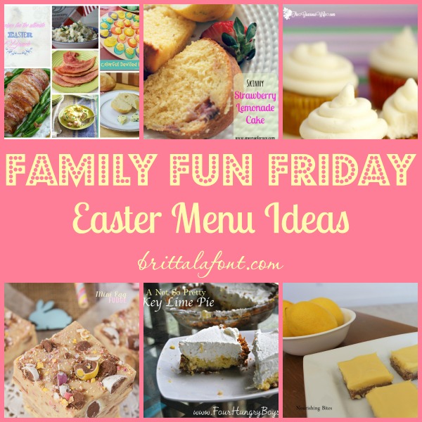 Easter Menu ideas Family Fun Friday