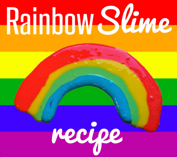 Fun Kids Activity - Rainbow Slime from HappyandBlessedHome