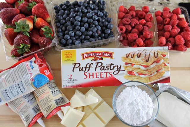 Ingredients for Pastry Pinwheels