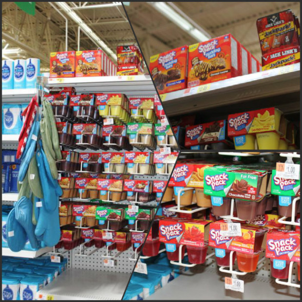 Snack Pack Juicy Gels and Snack Pack Pudding Bars can be found at