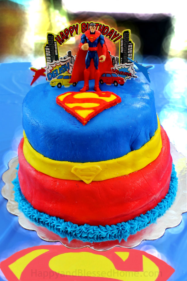 Superman Birthday Party Happy And Blessed Home