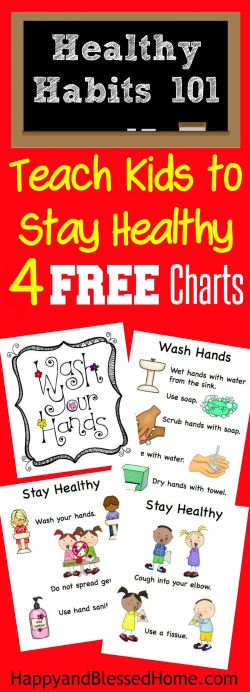Teach-Kids-to-Stay-Healthy-with-4-Free-Charts-perfect-for-the-classroom-or-bathroom-on-HappyandBlessedHome.com_
