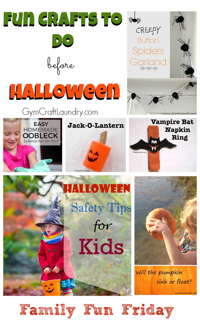 Fun Crafts to do before Halloween