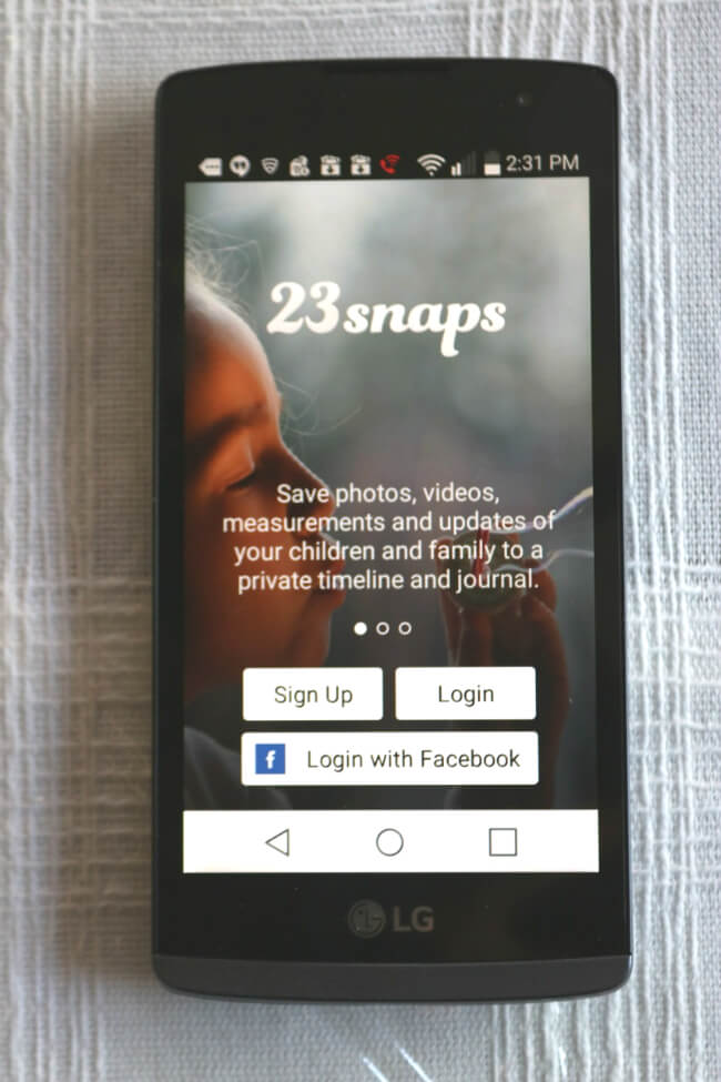 23 Snaps - A personal online journal