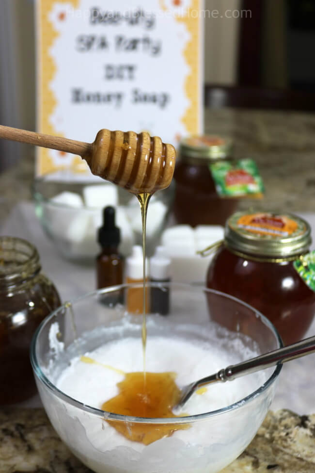 Add honey for a smooth texture and delicious fragrance