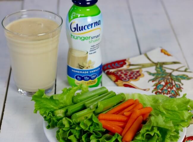 A healthy diet can include Glucerna's Nutty Butter Smoothie