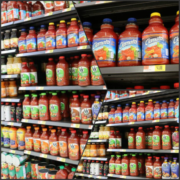 Find Clamato on the juice aisle at Walmart Happy and Blessed Home