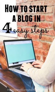 How to Start a Blog in 4 Easy Steps
