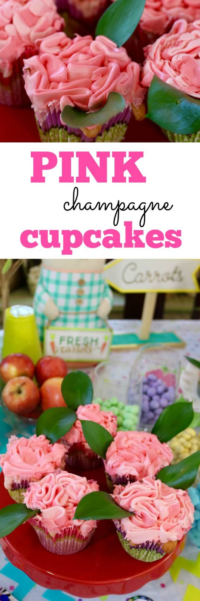Pink Champagne cupcakes recipe