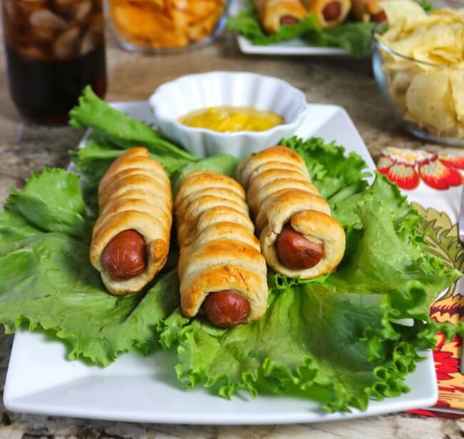 Easy Recipe packed with flavor! Spiral Pretzel Hot Dogs Recipe