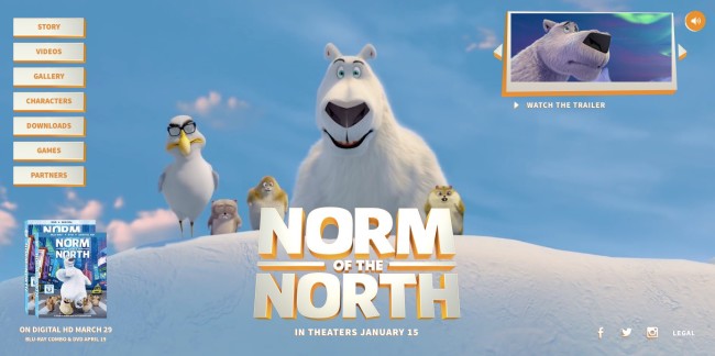 Norm of the North Web Site