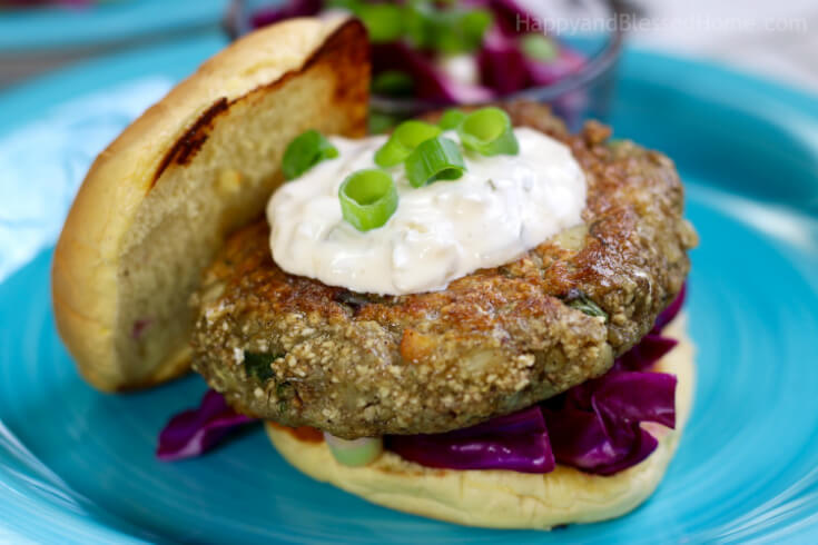 Blue Apron Maryland-Style Cod Cake Sandwiches by HappyandBlessedHome.com