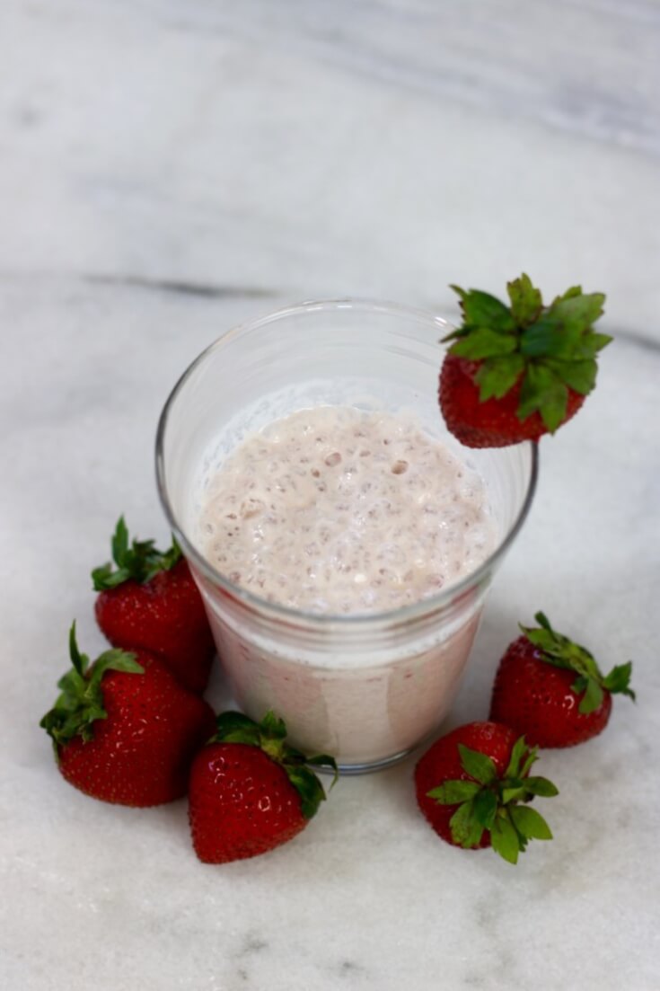 Vitamin B Energy Packed Strawberry Smoothie Recipe