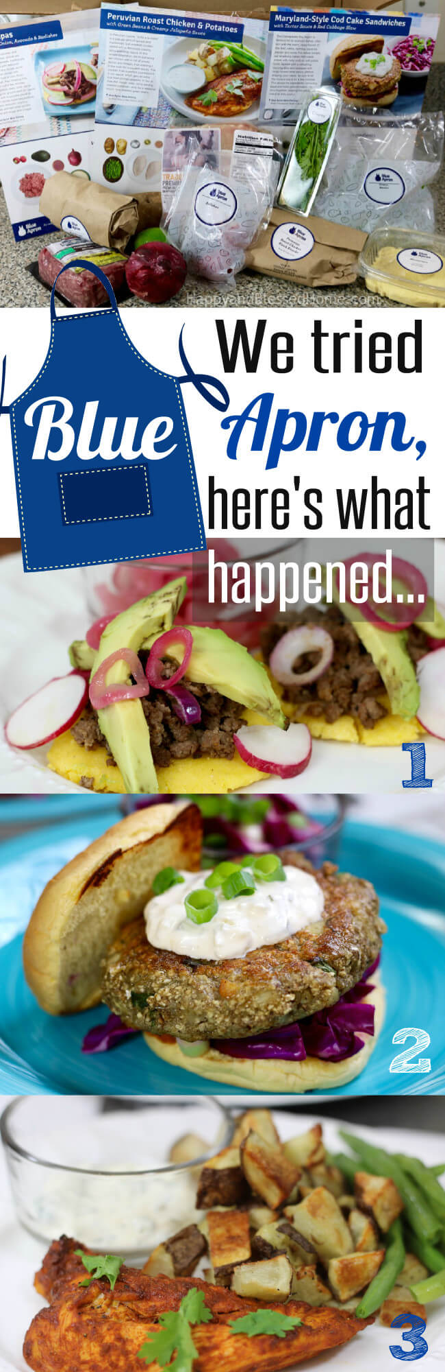We tried Blue Apron and here is what happened - review by HappyandBlessedHome.com