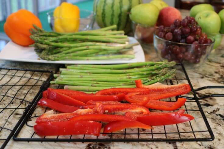 From the produce section at Kroger - 5 Tips for Easy Grilled Summer Veggies and Cedar Planked Salmon - Sweet and Spicy