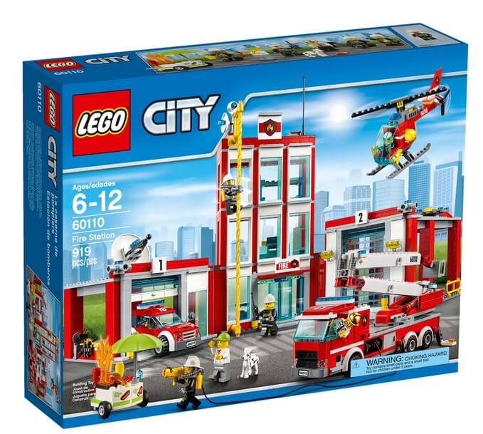 LEGO City Firetruck and Rescue Buildings