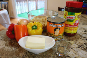 Mexican Corn Bread Stuffing with Jalapeños Ingredients