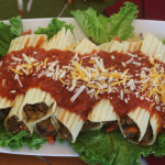 Rich PREGO sauce tops this tasty Meat Lovers Manicotti Recipe
