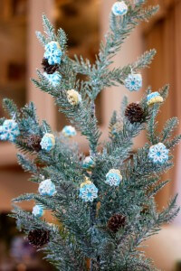 DIY Mini Christmas Tree Ornaments Tutorial