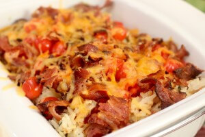 The perfect dish for brunch - My Easy Recipe- Hash browns, Eggs and Bacon Breakfast Casserole.jpg