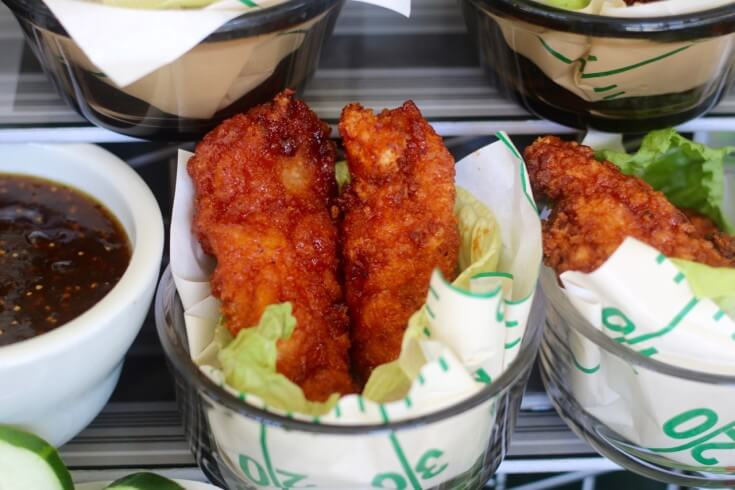 Perfect football party food - My Tangy Fig Jam Recipe and Tyson® Honey BBQ Chicken Strips