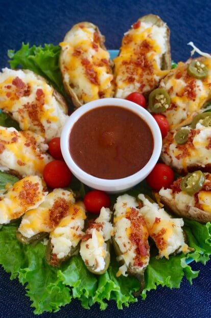 The Perfect party appetizer - Twice-Baked Jalapeño Poppers