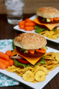 A new take on Veggie Burgers - Black Bean Burgers with Sazon Mayo
