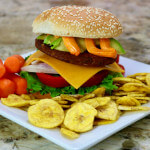 Easy Recipe for Black Bean Burgers with Sazon Mayo