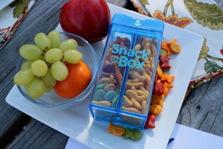 Keep snack time simple with fresh fruit and Goldfish® Crackers