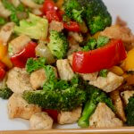 Every bit as crisp and fresh as you see here - Applewood Smoked Bacon Pork Stir Fry Recipe