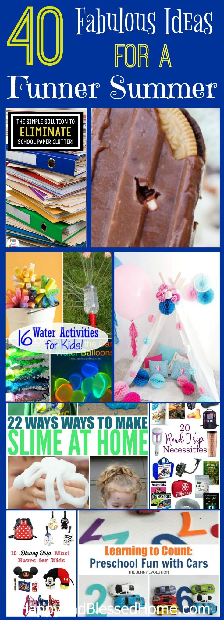 40 Fabulous Ideas for a Funner Summer - Family Fun activities to last all summer long